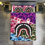 BAPE Camo Shark 3-Piece Bedding Set 90