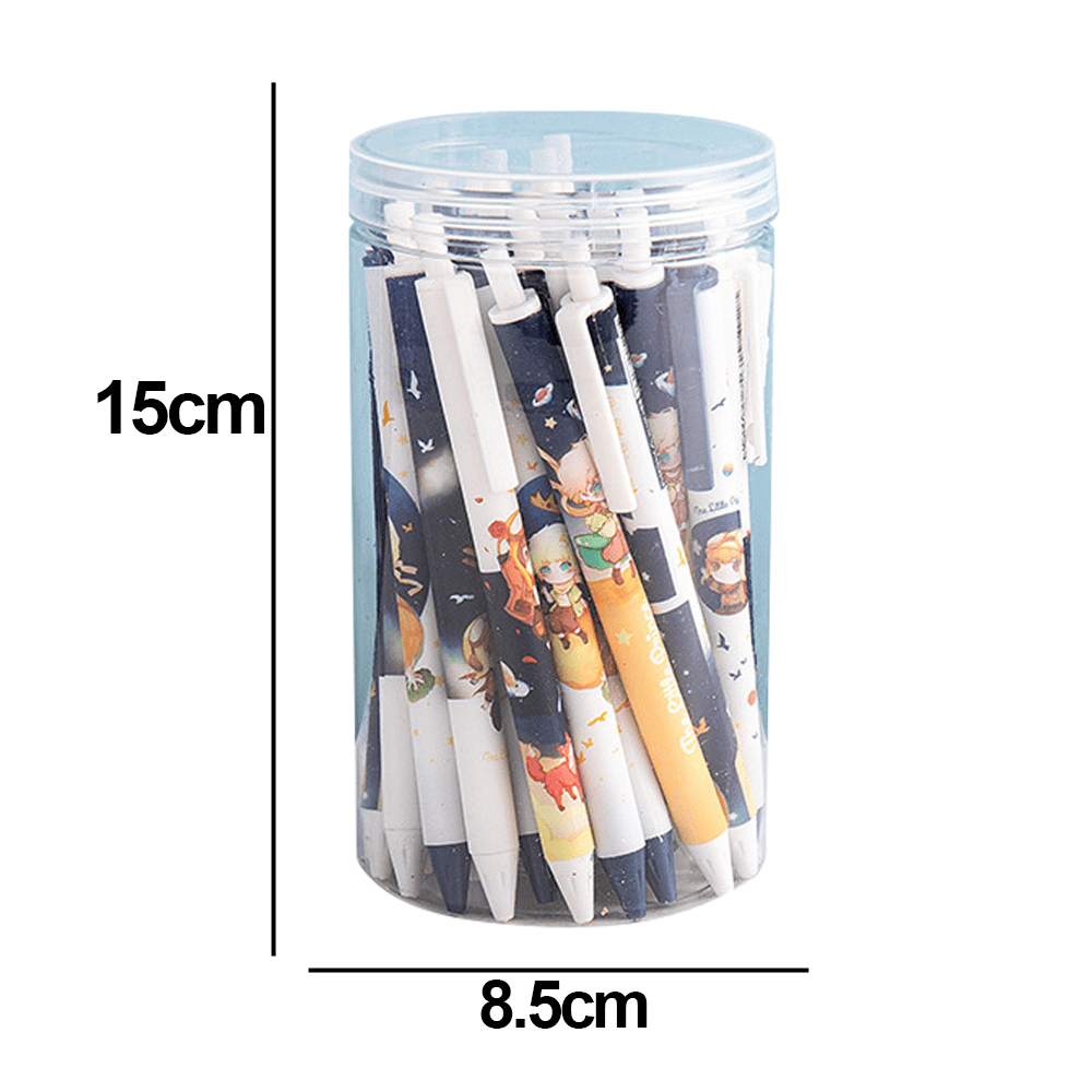 5mm Fine Point Gel Ink Rollerball Pens, Black Ink,  0.5mm, Writing Smooth