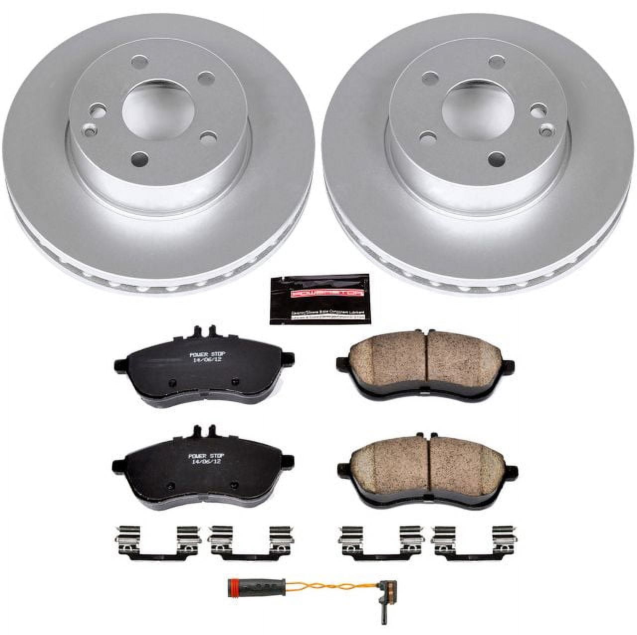 PowerStop Front Geomet Coated Brake Rotor and Pad Kit Fits: MERCEDES-BENZ Select Models CRK5790