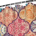 thumbnail image 3 of Waterproof Bohemian Shower Curtain 72x72 Inch Boho Style Polyester Unique Shower Curtain for Bathroom Hotel Home Decor with 12 Plastic Hooks, 3 of 5