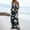 Black, variant on Wensltd Women's Casual Loose Jumpsuits One Piece Sleeveless Printed Wide Leg Long Pant With Pockets