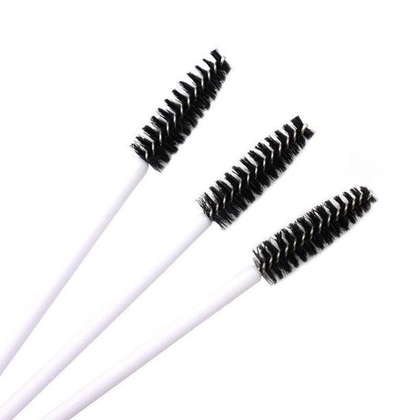 Mini cepillo de nailon desechable, portátil, de color, para pestañas, en espiral, para cejas, cepillo de pestañas, peine de maquillaje