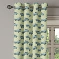 thumbnail image 2 of Ambesonne Vintage Grommet Curtain, Retro Sports Car Design, 50" x 84", Pale Green and Slate Blue, 2 of 6