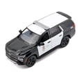 thumbnail image 6 of 2025 Chevrolet Tahoe Police Pursuit Vehicle "LAPD" Black and White 1/24 Diecast Model Car by Motormax, 6 of 6