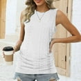 thumbnail image 4 of Bogo Sexy Summer Tops For Plus Size Women 2025 Trendy White Tank Top Women V Neck Boho Tunic Tops For Women 2X T Shirts For Women V Neck, 4 of 6