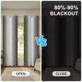 thumbnail image 2 of Grey Ombre Wavy Room Darking Curtains,52x84 Inch,2 Panels,Thermal Insulated Window Drapes For Bedroom, 2 of 8
