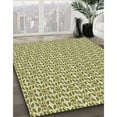 thumbnail image 2 of Ahgly Company Indoor Round Patterned Olive Green Area Rugs, 5' Round, 2 of 6