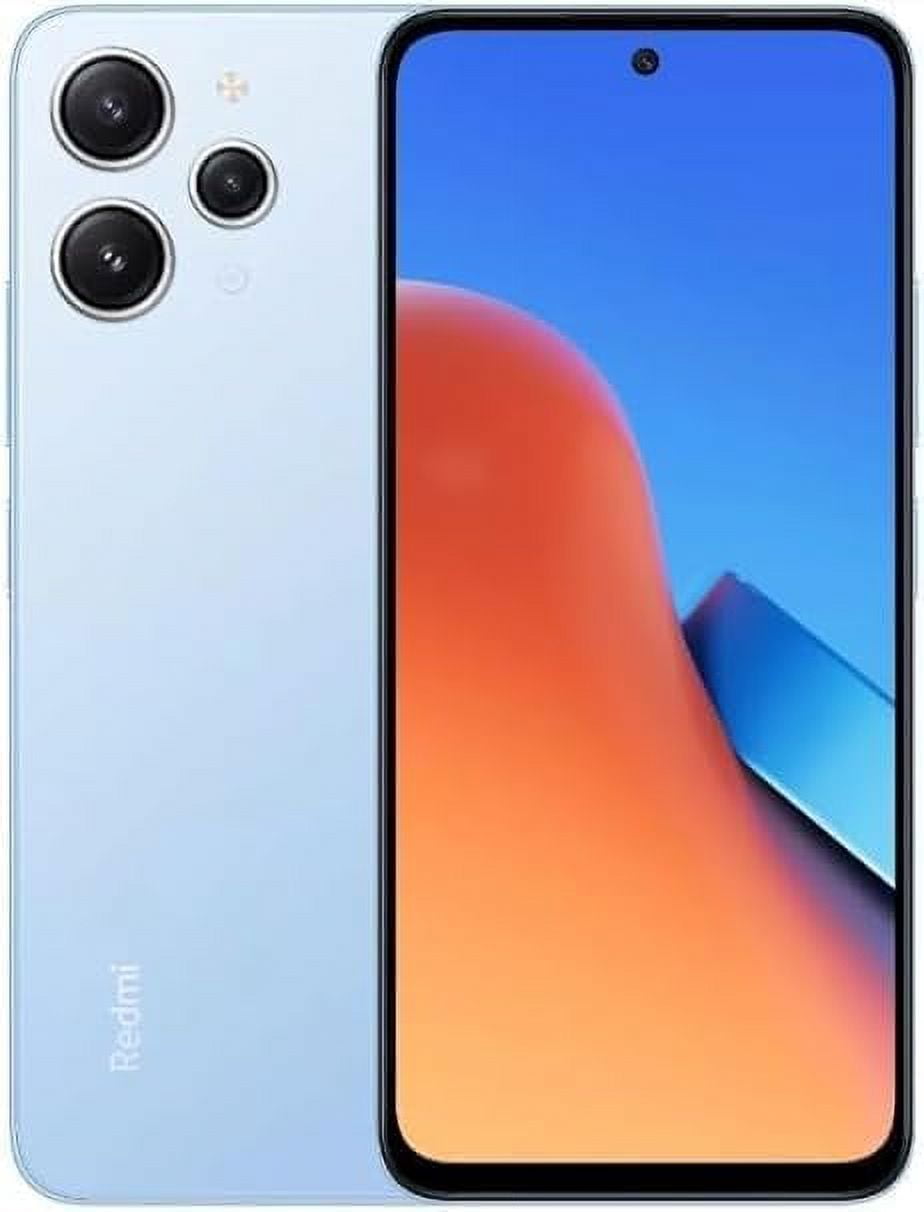 Xiaomi Redmi 12 4G LTE (128GB + 8GB) Factory Global Unlocked 6.79" 50mp Triple Camera (Tmobile Mint Tello Global) (Sky Blue (Global Version))