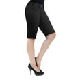 thumbnail image 2 of Hybrid & Company Womens 11.5 inch Inseam Butt Lift Stretch Bermuda City Shorts, 2 of 3