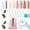 Beige Brown, variant on Perfect Summer Gel Nail Polish Starter Kit with 36W UV Light, 6 Colors Light Brown Grey Gel Polish with Top and Base Coat 2Pcs Liner Gel, Soak Off Gel Polish Kit with UV Nail Lamp Gift for Women