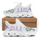 thumbnail image 1 of Zapatos deportivos de diseñador de lujo para mujer, zapatillas de enfermería, zapatos planos con cordones y estampado médico de dibujos animados para enfermera y doctor., 1 of 6