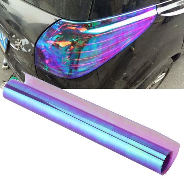 Greensen Car Headlight film Cover Light Colorful Shiny Auto Wrap Sticker Cars Accessories, Car Headlight Sticker, Car Wrap Sticker