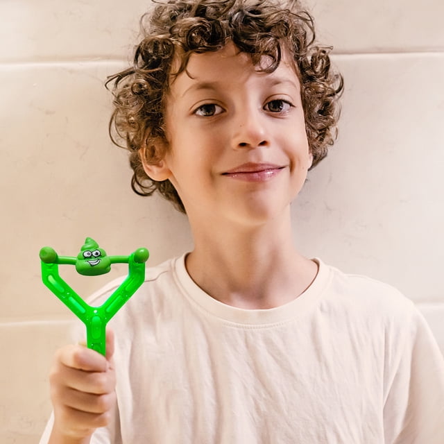 Mini catapulta antiestrés, caca elástica, juguetes voladores viscosos para niños, regalos de vacaciones Tmvgtek libre de BPA