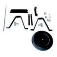 thumbnail image 2 of Wheelbarrow Tire & Parts - 6 Cubic Feet Steel Wheelbarrow Replacement - 16" 4-Ply Pneumatic Block Tire Kit - Box Accessories Included, 2 of 2