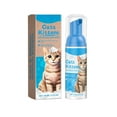 thumbnail image 1 of Waterless Cats Shampoo, Licking Safe Dry Shampoo Foam, Bath Grooming For Sensitive Skin, Dander Reducing, Paraben Free, PH Balanced, Easy to Use, 1 of 9