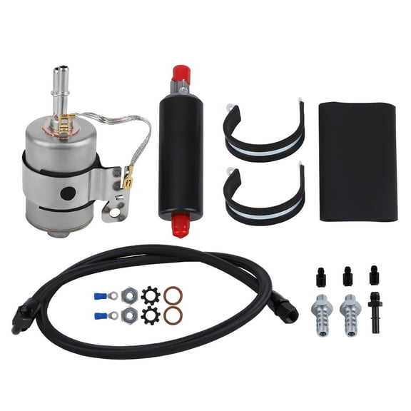 maXpeedingrods 255LPH Inline LS Swap High Pressure EFI Fuel Pump w/Install Kit for Chevy Replaces GSL392 400-939