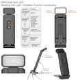 thumbnail image 3 of Luz de lectura Tomshoo USB recargable Clip-on LED 5 niveles 30/60min, 3 of 7