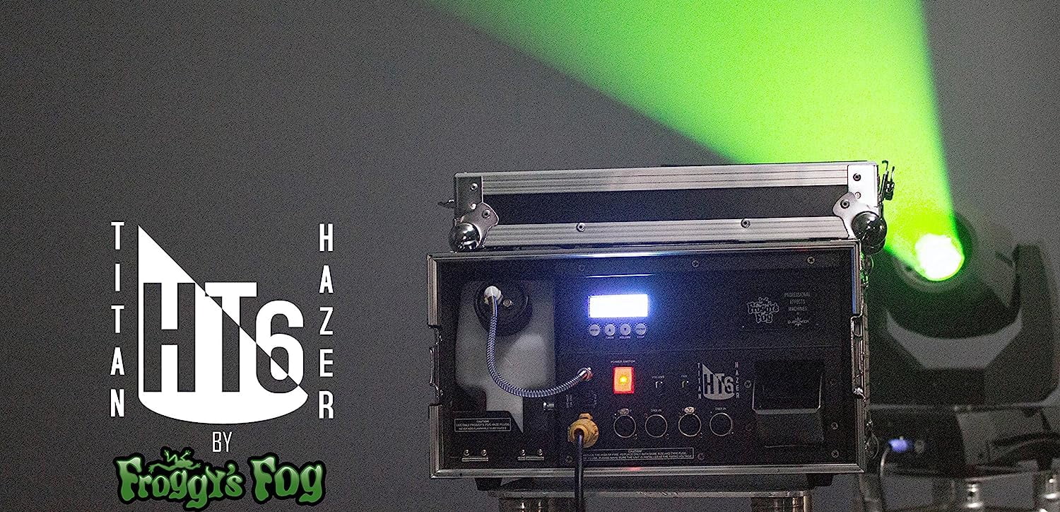 Froggy's Fog® - Titan® HT6 - Touring Hazer - 1200 Watt Haze Machine
