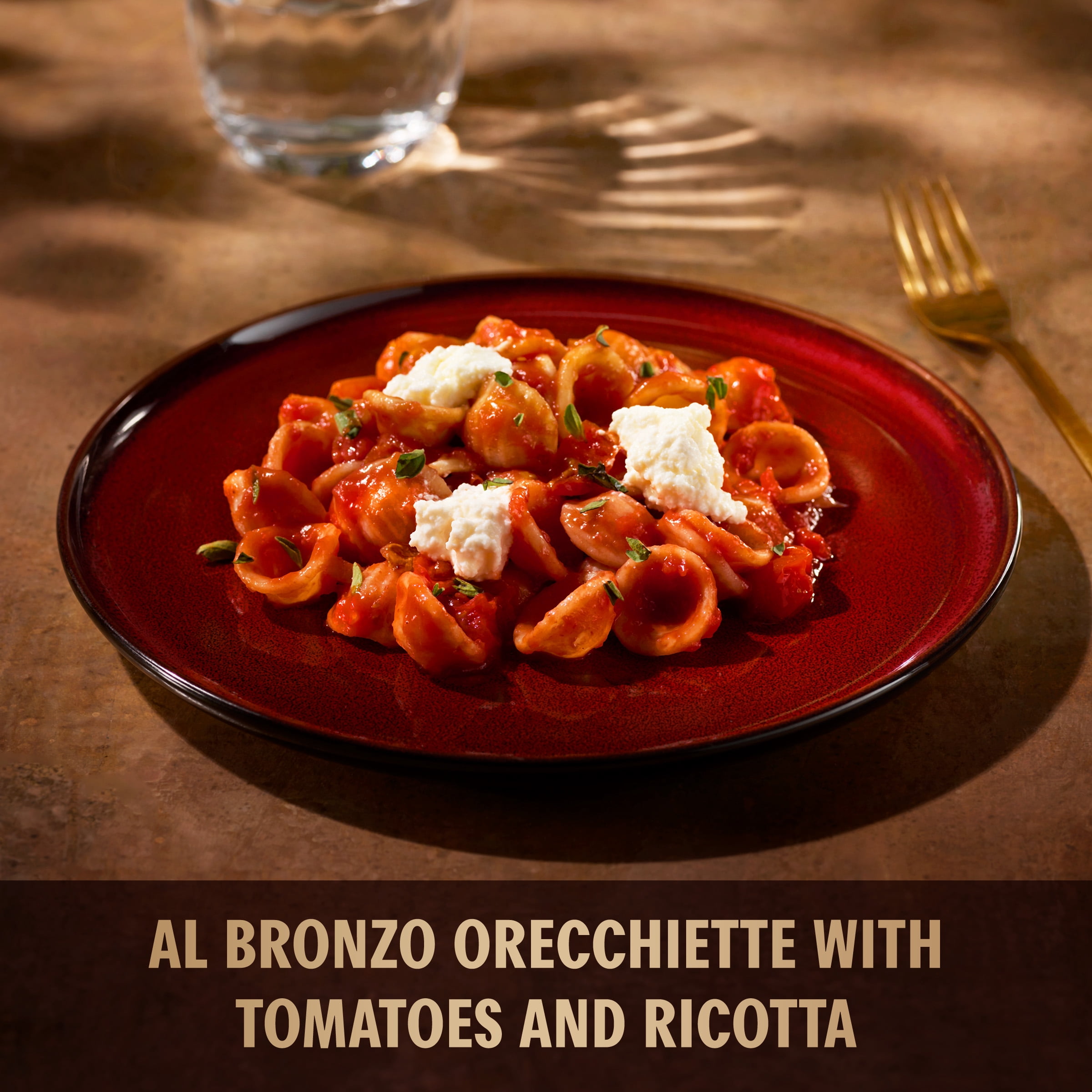 Al Bronzo by Barilla Organic Orecchiette Pasta, Bronze Cut Pasta, 16oz