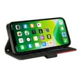 thumbnail image 4 of Case for iPhone 13 Leather Wallet Book Flip Folio Stand View Cover - Black, 4 of 5