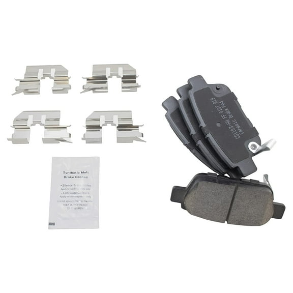TRQ Rear Ceramic Brake Pad Left & Right Kit for Acura TL Honda Ridgeline BFA73233