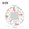 thumbnail image 6 of YFYANG Women's Double Waterproof Shower Cap, Pink Cat Doodle Reusable Hair Cap for All Hair Styles and Head Sizes, 6 of 9