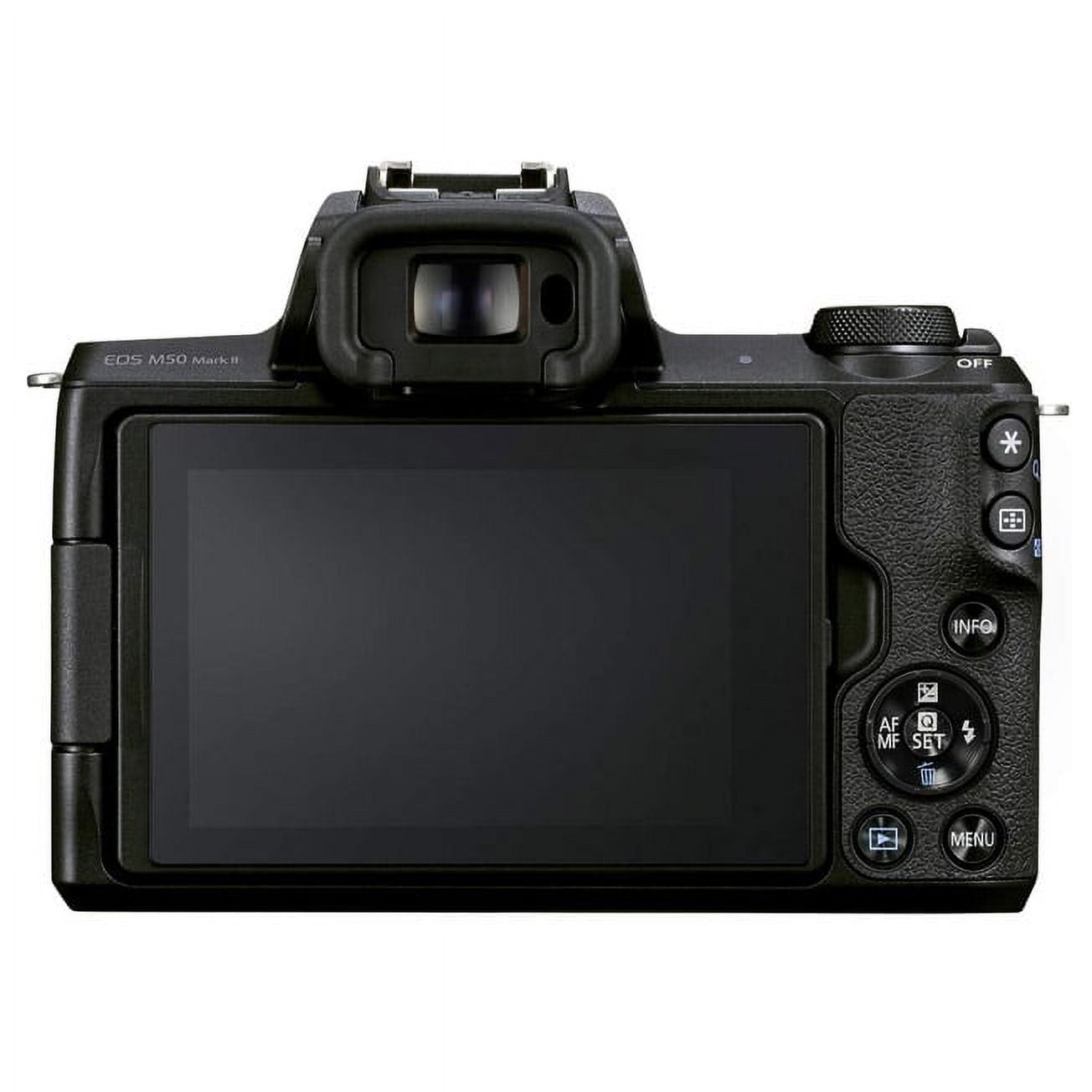 Canon EOS M50 Mark II Mirrorless (Black) with EF-M 15-45mm Canon EOS M50 Mark II Mirrorless (Black) with EF-M 15-45mm