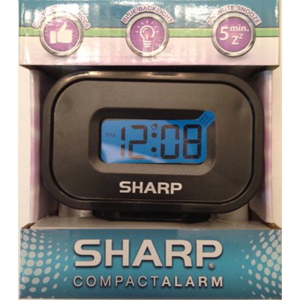 Sharp Compact Alarm Clock SPC538A (Black)