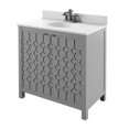 thumbnail image 4 of Twin Star Home 36” Single Bathroom Vanity with Top, Huron Gray, 4 of 8