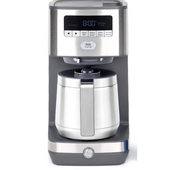 10-Cup Stainless Steel Drip Coffee Maker with Thermal Carafe