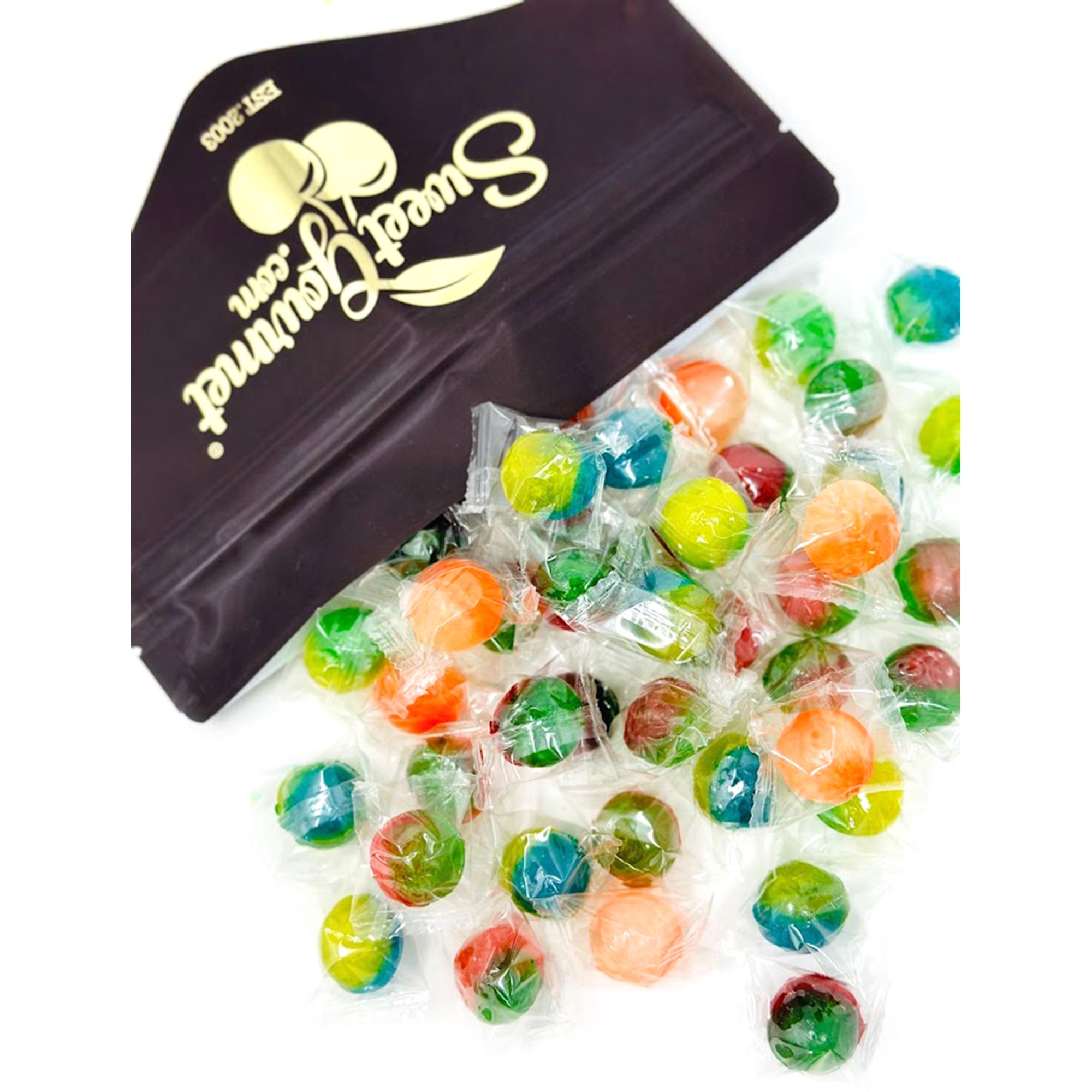 Sweetgourmet Traditional Sour Fruit Balls Bulk Hard Candy, 49 OFF