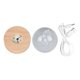 thumbnail image 1 of 6cm Transparent Luminous 3D Crystal Ball Miniature Round Sculpture Astronomy Night Light Solar System, 1 of 4