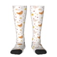 thumbnail image 1 of Fotbe Funny Chicken Calcetas Divertidas Estampadas para Hombre y Mujer, Calcetas de Algodón hasta la Rodilla para Caminar, Correr, Enfermería y Embarazo, 1 of 6