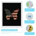 thumbnail image 3 of Diamond Art Kits for Adults, Patriotic USA Butterfly ArtDiamond Painting Kits for Beginners, Frameless Round 5D Full Drill Diamonds Art Gem Art Crafts Home Decor Gifts, 3 of 8