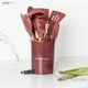 thumbnail image 5 of Utensilios Cocina Silicón con soporte Kochstelle, color Vino 12 piezas Kochstelle UT002100V, 5 of 5