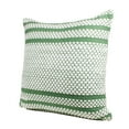 thumbnail image 6 of woven paths Going Green Striped Handwoven Throw Pillow, 6 of 9