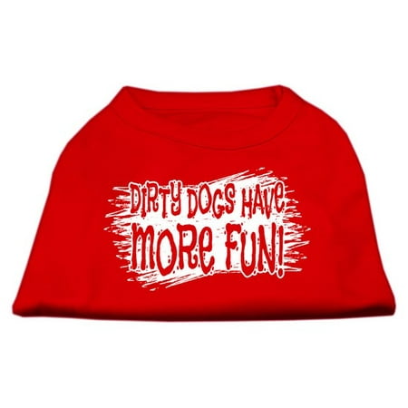 Dirty Dogs Screen Print Shirt Red XS (8)