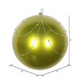 thumbnail image 2 of Vickerman MT194773D Rideau Ornement 6 Po. Bonbons Lime Pailleté - 3 par Sac, 2 of 3