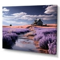 thumbnail image 2 of Designart "Abundance of Lavender at the Farmhouse" Landscapes Canvas Wall Art, 2 of 5