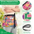 thumbnail image 4 of Yayeee Waist Apron with Pockets for Cooking Waterproof Half Server Aprons, Art Map, 4 of 7