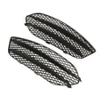thumbnail image 1 of Fog Lamp Cover, Protective Perfect Fit Shockproof Front Bumper Fog Light Grille Black  For CLA-Class C117  Line CLA45, 1 of 8