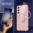 thumbnail image 6 of for Galaxy S23 Case,[Compatible with Magsafe],[10 FT Military Grade Drop Protection][Anti Yellowing] Slim Soft TPU Luxury Protective Phone Case for Galaxy S23-Pink 11-sam s23-04, 6 of 12