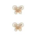 thumbnail image 3 of sweethay Bufanda anillo elegante chal Clip bufandas broche galvanoplastia aleación Vintage envoltura abrazadera cierre titular Scalewing estilo Blanco 2Conjunto, 3 of 6