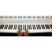 QMG 88-Key Piano/Keyboard Note Chart: Easy Setup, Ideal for Beginners