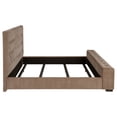 thumbnail image 6 of Senna Upholstered Queen Audio Flame Visualizer Bed Brown, 6 of 12