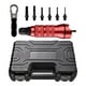thumbnail image 5 of Adaptador de remache eléctrico de Taladro Inalámbrico con llave de Estuche de transporte, Kit adaptador de taladro de tuerca de remache portátil para Mandriles métricos 6, 5 of 9