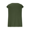 thumbnail image 4 of Ladies Tops V Neck T-Shirts for Women Womens Shirts Short Sleeve Sale Items Today, 4 of 5