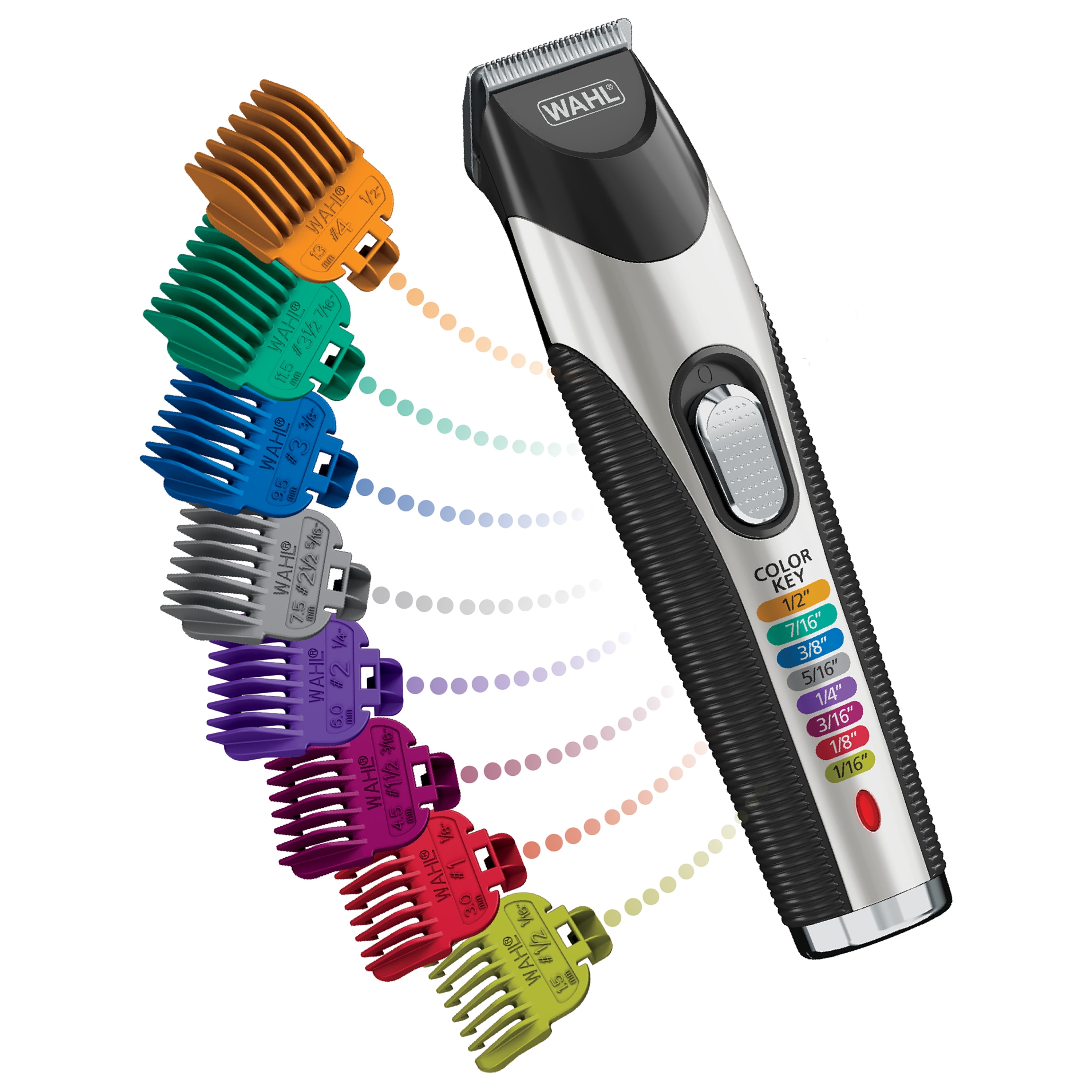 Wahl Color Pro Cord/Cordless Rechargeable Hair, Beard Trimmer for Men -  9891-100 
