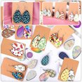 thumbnail image 4 of 1 Set Sublimation Earrings Blanks Water Drop Earrings Blanks Earring Drops Earring Crafts Material, 4 of 8