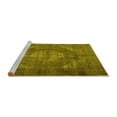 thumbnail image 2 of Ahgly Company Machine Washable Indoor Round Persian Yellow Traditional Area Rugs, 7' Round, 2 of 4